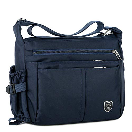 Bolso de hombroNuevo Bolso de Mensajero de Hombro Casual para Hombres de Moda Bolsos de Hombro de Nylon a Prueba de Salpicaduras Bolsos de Moda con Cinturones de Agua