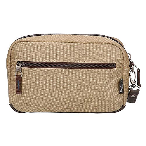 Bolso de Mano Pepe Jeans JASP, Marrón, 24.5 x 15 x 6 cm