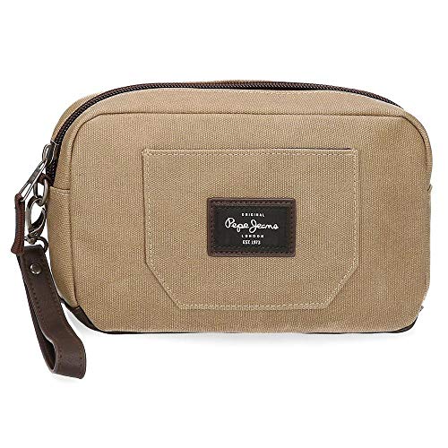 Bolso de Mano Pepe Jeans JASP, Marrón, 24.5 x 15 x 6 cm