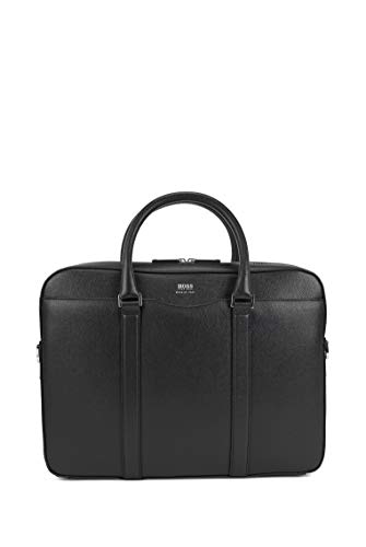 BOSS - Signature_s Doc, Bolsas para portátil Hombre, Negro (Schwarz), 6.5x28x38.5 cm (B x H T)