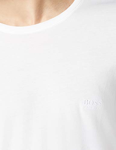 BOSS T-Shirt RN 3p Co Camiseta para Hombre, Blanco (White 100), Medium, pack de 3