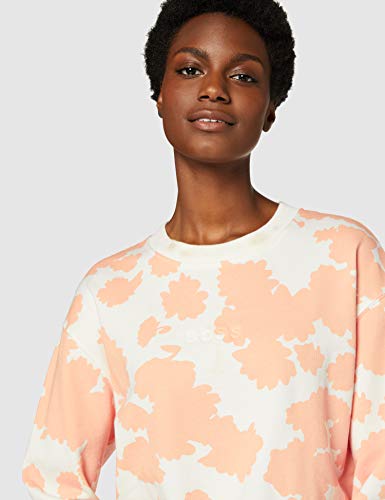 BOSS Tanatural Sudadera, Naranja (Light/Pastel Orange 831), Small para Mujer