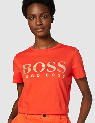 BOSS Tecatch Camiseta, Naranja (Bright Orange 820), Small para Mujer