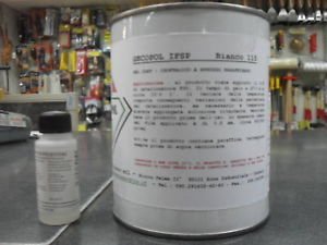 Bote de pintura gelcoat parafinado, Gecopol, color blanco 115, de 750 ml + Catalizador K90 para barco