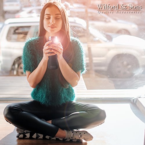 Botella de Agua Térmica Doble Pared + Inserto da Fruta y Filtro para Té | Conserva Frío y Calor sin BPA | Termo Hermético 450ml de Acero Inoxidable | Cantimplora Oficina Deporte Gimnasio Colegio