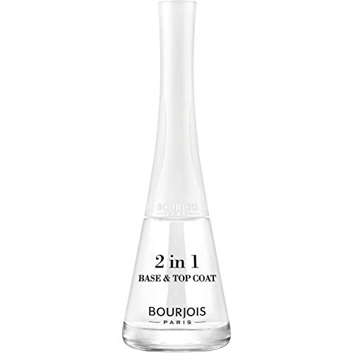 Bourjois - Esmalte de uñas 2 en 1 1 segundo 01 Base & Top Coat 9 ml