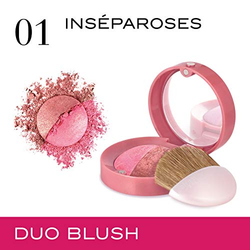 Bourjois Fard Joues Duo Blush Colorete Tono 1 Inséparoses - 2.4 gr