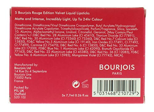 Bourjois Paris Rouge Edition Velvet 7.7 ml