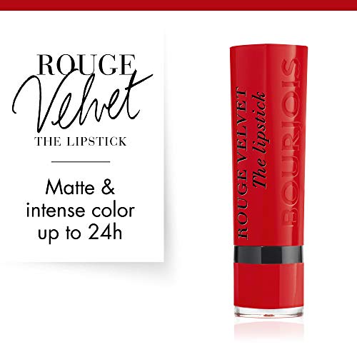 Bourjois Velvet The Lipstick Barra de Labios Tono 08 (Rubi’s cute), 2.3 gr