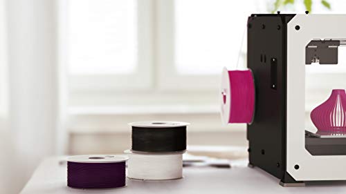 BQ Easy Go - Filamento PLA de 1.75 mm (100% PLA, resistente a la acetona, rápido endurecimiento) color gris ceniza