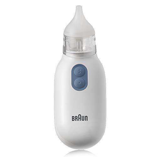 Braun 1 Aspirador Nasal BNA100EU Eléctrico para Todas las Edades a Partir de 0 Años, Elimine la Congestión Nasal de Forma Rápida y Suave