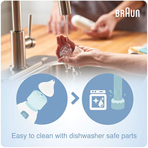 Braun 1 Aspirador Nasal BNA100EU Eléctrico para Todas las Edades a Partir de 0 Años, Elimine la Congestión Nasal de Forma Rápida y Suave