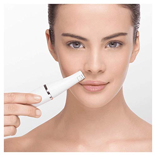 Braun FaceSpa 851 - Sistema 3 en 1 de depiladora facial, cepillo limpiador y masaje, color blanco