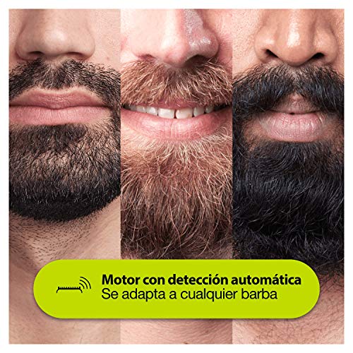 Braun MGK7020 10 en 1, Máquina recortadora barba y cortapelos todo en uno con afeitadora cuerpo, nariz y orejas, afeitadora mini, detalles, color negro/plata