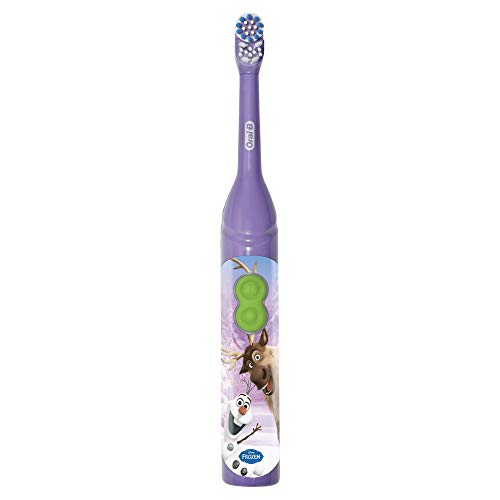 Braun Oral-B Stages Power Kids Batería de Cepillo de Dientes Niños 3 + Años Disney Frozen la Reina de Hielo + MAGIC temporizador, Modelos Aleatorios
