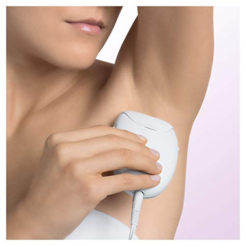 Braun Silk-épil 3 3270 - Depiladora para mujer con cable, cabezal de afeitado, peine recortador y estuche de viaje, edición regalo, color blanco/rosa