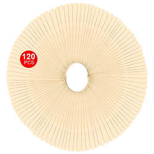 Breett 120 Piezas Espátulas para Depilación con cera, Espátulas para Cera Depilatoria Profesional, Espátulas para Cera Caliente, Espátulas para dimensiones de aplicación 150 x 17 x 1.5 mm