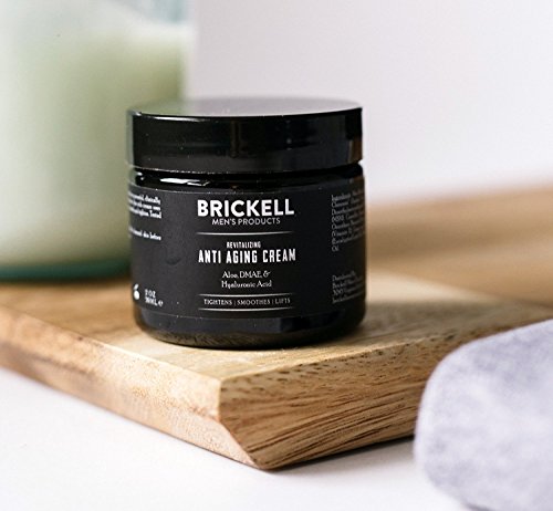 Brickell Men’s Products - Crema Antiedad para Hombre, Crema facial de noche antiarrugas natural y orgánica – 59 ml
