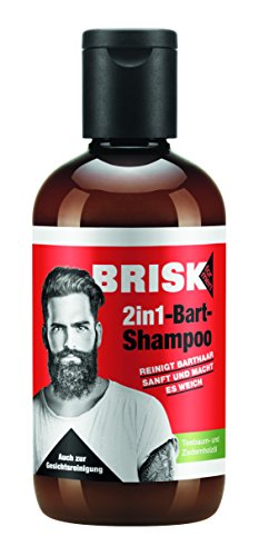 Brisk Barba de champú/2 in1 Cuidado de barba en ventaja, 150 ml