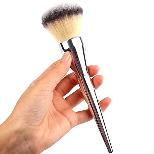 Brocha de maquillaje,VENMO Pincel de maquillaje profesional corrector en polvo (plata)