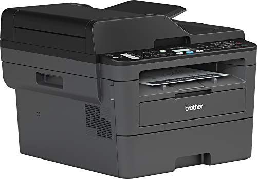 Brother MFCL2710DW - Impresora multifunción láser monocromo con fax e impresión dúplex (30 ppm, USB 2.0, Wifi, Ethernet, Wifi Direct, procesador de 600 MHz, memoria de 64 MB) gris
