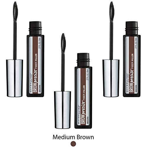 Brow Precise Mascara - Fiber Filler - Medium Brown 8 ml - Lote de 3