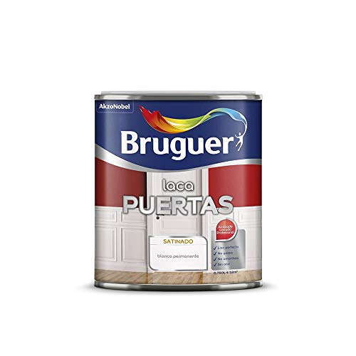 BRUGUER 750 ML Esmalte Laca Puertas, Blanco Permanente