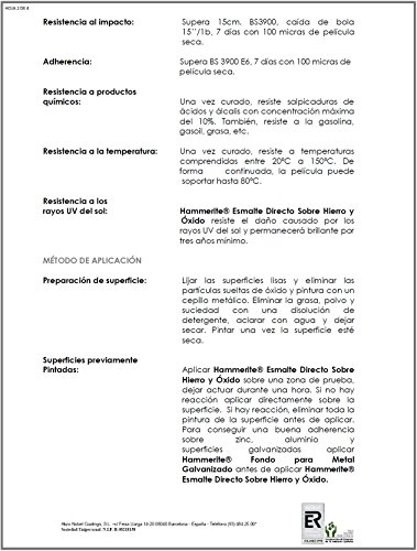 BRUGUER Marron HAMMERITE Esmalte MARTELE 750 ML