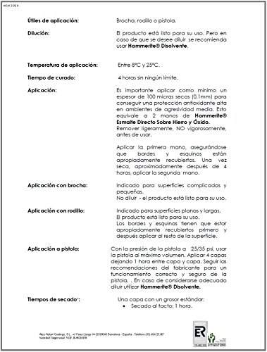 BRUGUER Marron HAMMERITE Esmalte MARTELE 750 ML