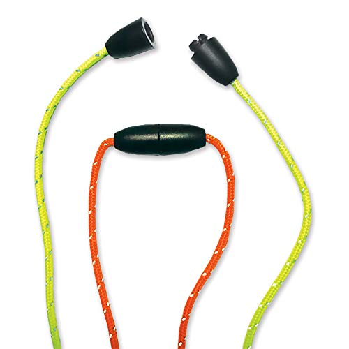 Brújula Sun Company Wildlife para niños, brújula para camping, senderismo y exploración | cordón de neón Break-Away, alce anaranjado