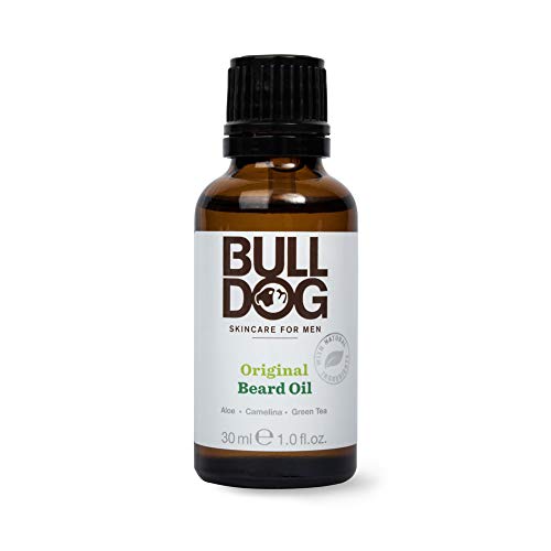 BullDog Original - Aceite para barba para hombres, 30 ml, 1 unidad