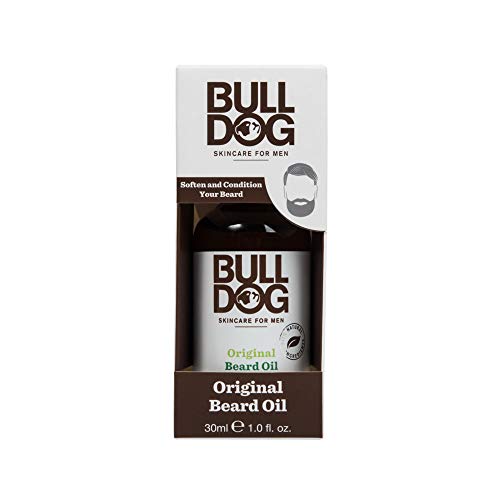 BullDog Original - Aceite para barba para hombres, 30 ml, 1 unidad