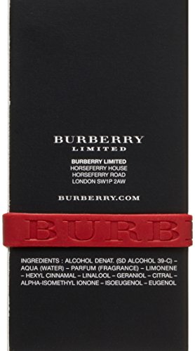 Burberry, Agua de perfume para hombres - 100 gr.