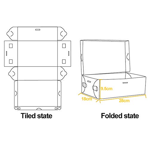 BUZIFU Cajas de Zapatos Transparentes, 20 unids Cajas Plástico Zapatos de Gran Capacidad, Cajas de Zapatos Apilables y Impermeable, Ahorra Espacio, Zapateros para Hombres y Mujeres(28 x 18 x 9,5 cm)