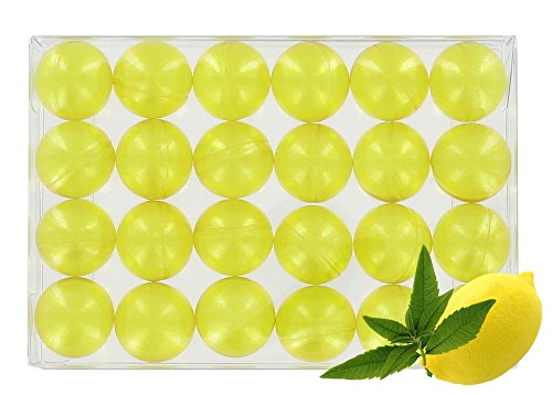 Caja de 24 baño perlas – Verbena/Limón translúcido