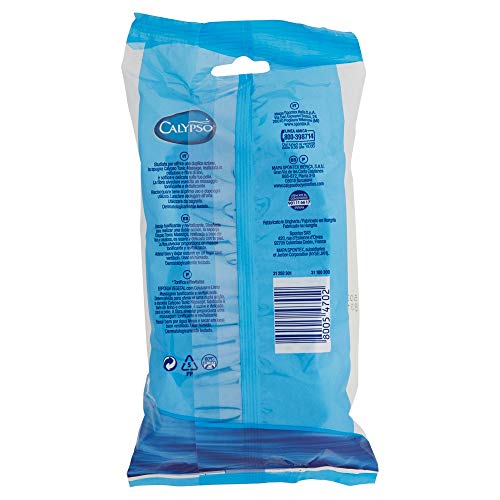 Calypso Tonic Massage - Esponja de baño, fibras alveolares masaje antes, tonificadoras y revitalizantes, color azul