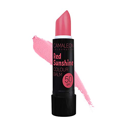 Camaleon Cosmetics, Colour Balm Color Red Sunshine,1 Unidad, 4gram