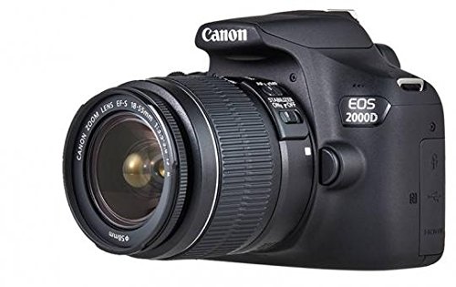 Canon EOS 2000d 18 – 55 IS See cámara, Negro