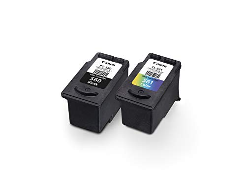 Canon PG-560+CL-561 - Pack con Cartucho de Tinta Original BK y Color para impresoras de inyección de Tinta Pixma TS5350, TS5351, TS5352, TS5351