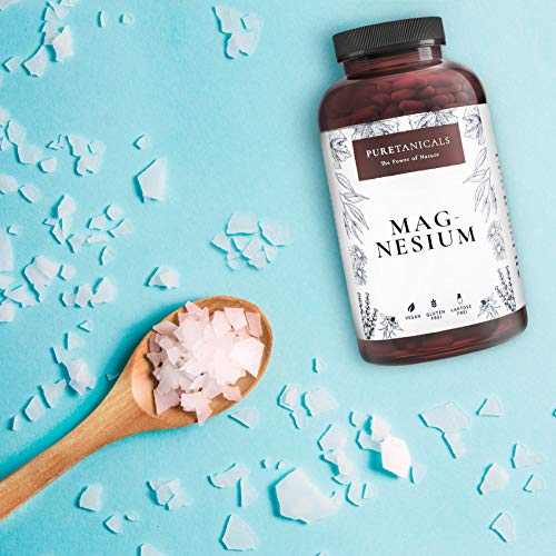 Capsulas de Magnesio - Alta Dosis - 400mg de Magnesium ELEMENTAL (puro), 664mg en Polvo, Probadas en Laboratorio - Sin Estearato de Magnesio, Vegano Producido en Alemania, Pack Anual 365 Unidades