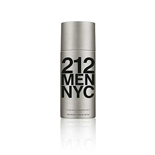 Carolina Herrera Homme, 212 Men NYC Deodorant Natural Spray, 150 g