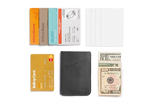 Cartera de Piel Bellroy para Hombre Card Sleeve Charcoal