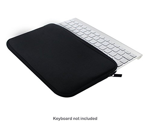 Case Wonder Color Suave Viajar Nueva Neopreno Estuche de la Manga de Protección Portátil Cubierta de la Bolsa Bolso para Logitech Easy-Switch K811 Teclado Bluetooth / K810 Iluminado Teclado Inalámbrico Bluetooth / Apple MC184LL / B MC184CH y MLA22LL / A B