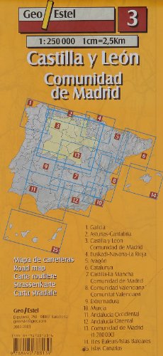 Castilla y León / Comunidad de Madrid: Castilla Y Leon / Comunidad De Madrid Road Map 1:250, 000 (Mapas de carreteras. Comunidades autónomas y regio)