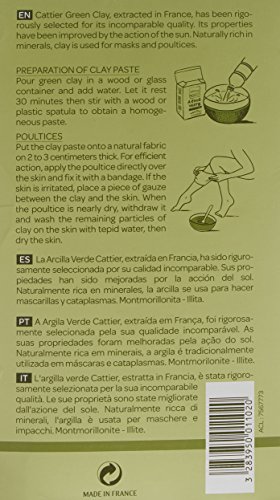 Cattier Arcilla Verde Triturada - 3 kg (CAT002)