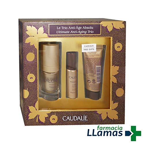 CAUDALIE LE TRIO ANTIAGE ABSOLU PREMIER CRU SERUN 10ML + CREMA 15ML + CREMA OJOS