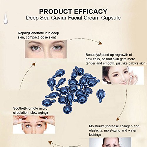 Caviar Crema Facial Hidratante Anti Envejecimiento Arrugas Cuidado de la Piel Sueros Serum Facial Anti-Edad