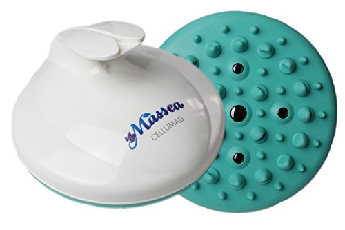 CelluMag - Cepillo para masaje anticelulítico con imanes contra la piel de naranjaPara una piel tersa, masajes, bienestar y belleza (Turquesa)