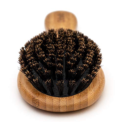 Cepillo de pelo de cerdas de jabalí- Diseñado para niños, mujeres y hombres. Los cepillos de cerdas naturales funcionan mejor para cabello fino y fino