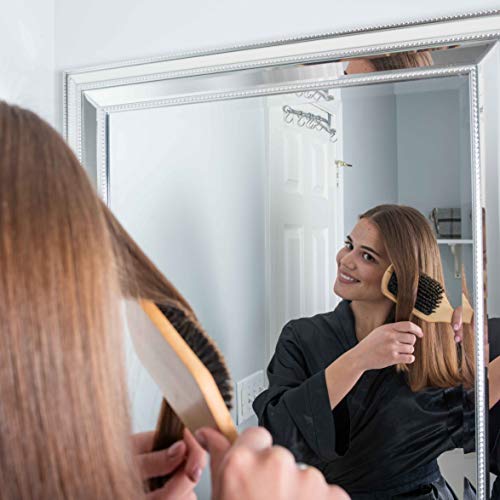 Cepillo de pelo de paleta de GranNaturals; de cerdas de jabalí